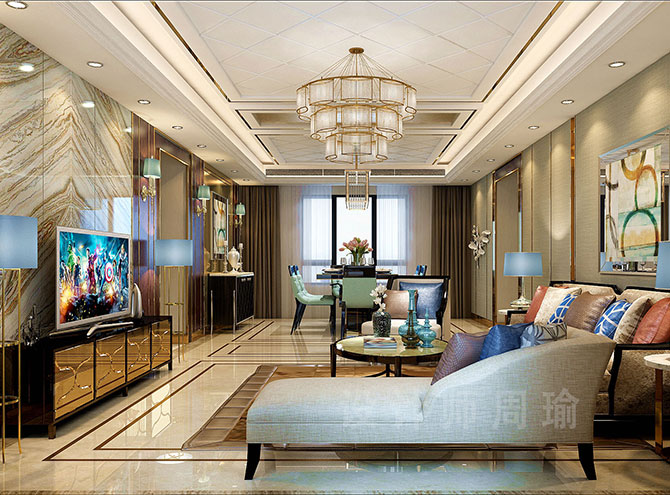 中国美女操B视频世纪江尚三室两厅168平装修设计效果欣赏